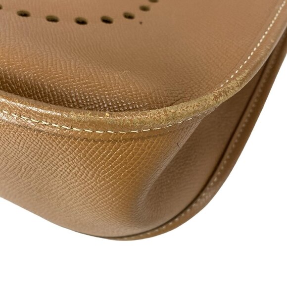 Authentic Hermes Evelyne GM gold brown epsom leather crossbody - Picture 16 of 16